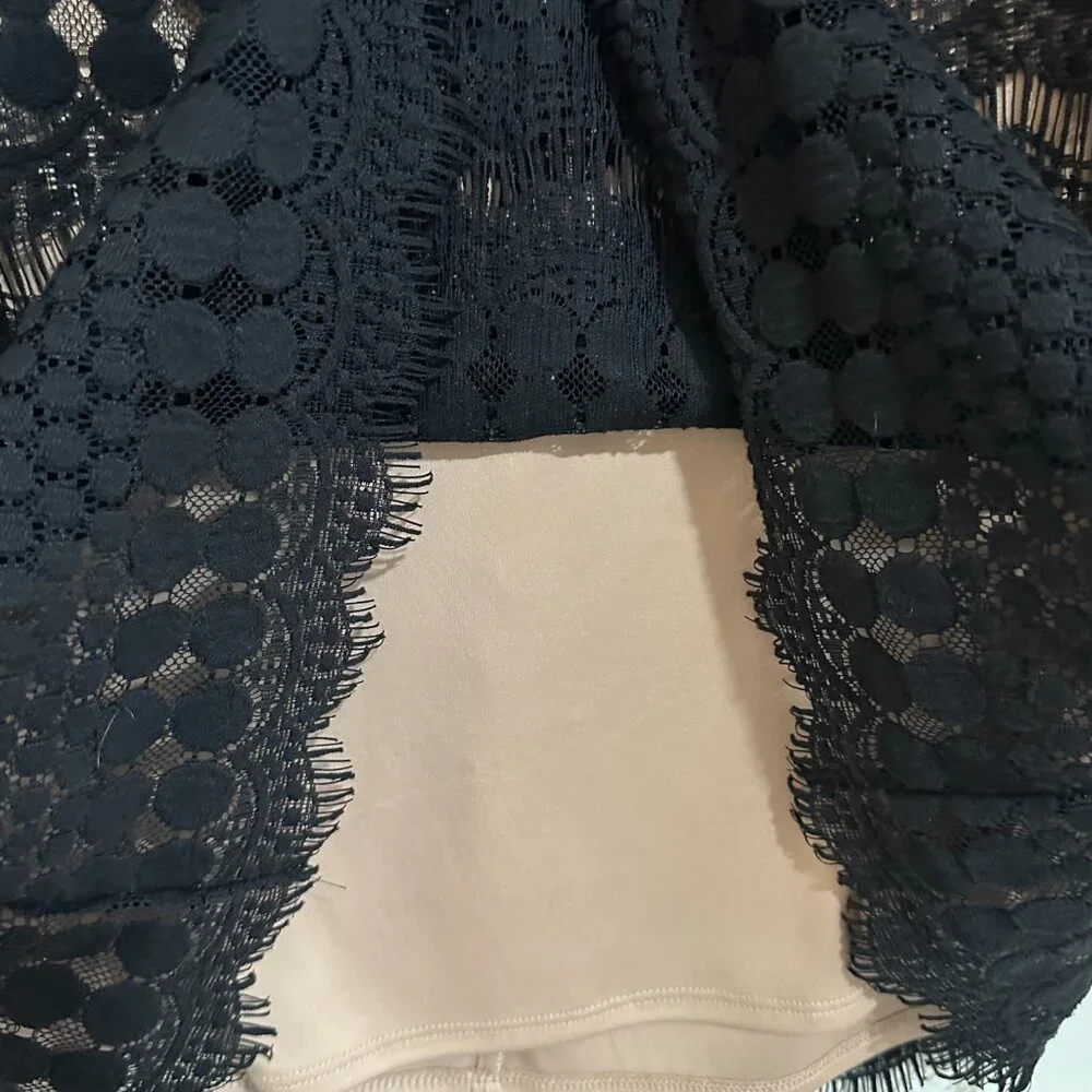 Jessica Howard Black Lace Cocktail Dress - Size 16 - NWOT - Picture 9 of 14